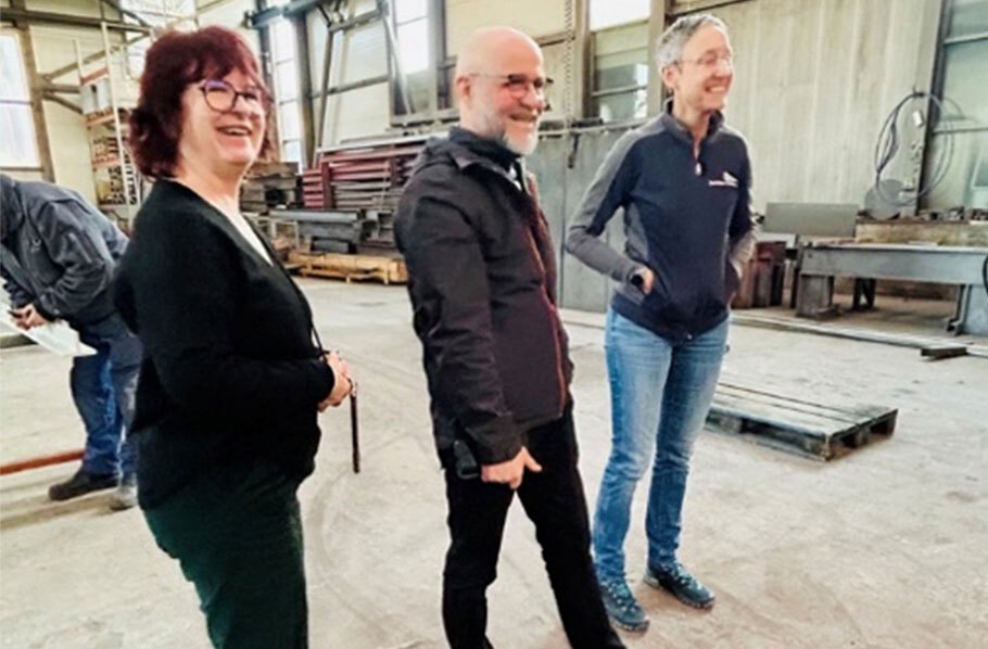 Vor-Ort-Termin bei Fa. Stahlbau Urfer GmbH