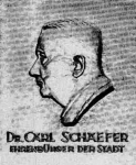 Namensgeber der Schule Carl Schaefer