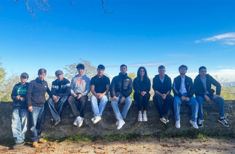 Gruppenfoto nach Workshop im Museum