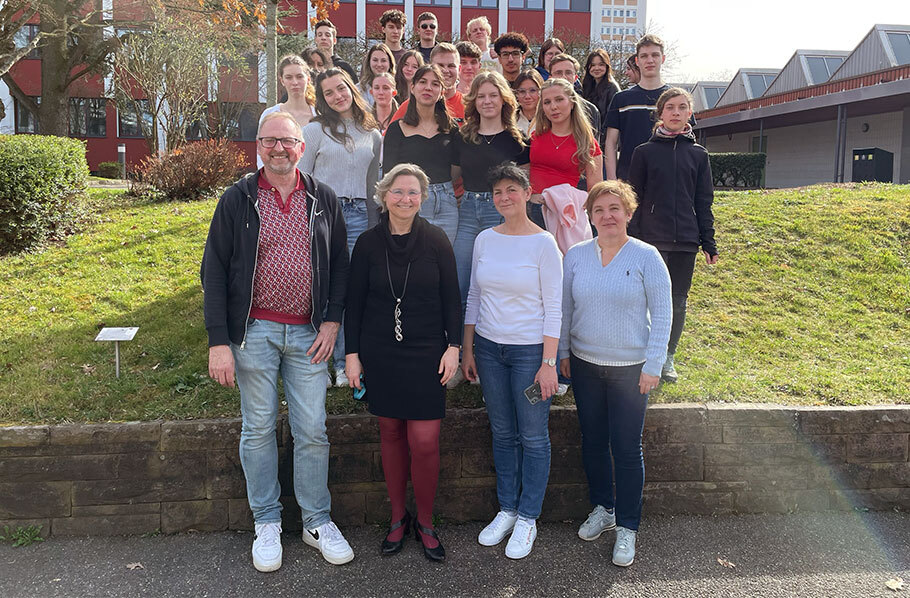 Besuch einer Delegation des Corvin-Mátyás-Gimnáziums am TG