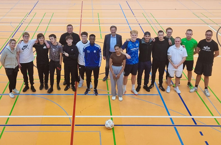 Besuch aus Vesoul in der Sporthalle der CSS