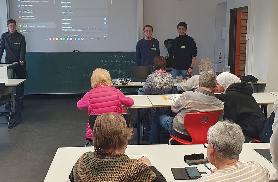 Smarthone- und Tabletkurs 60plus