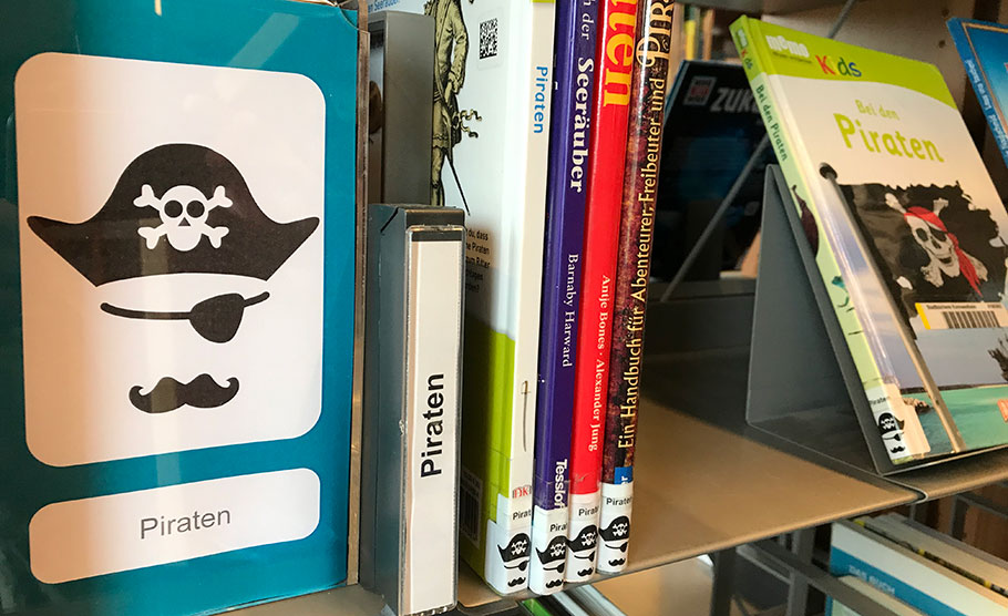 Piktogramme für die Kinderbücherei Kornwestheim im K