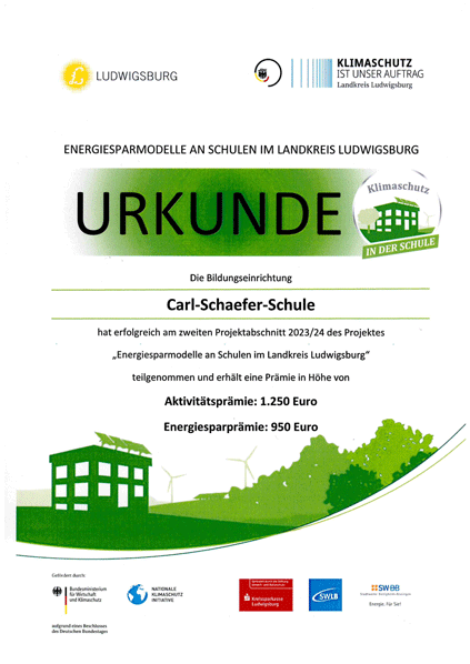 Urkunde des Landratsamts