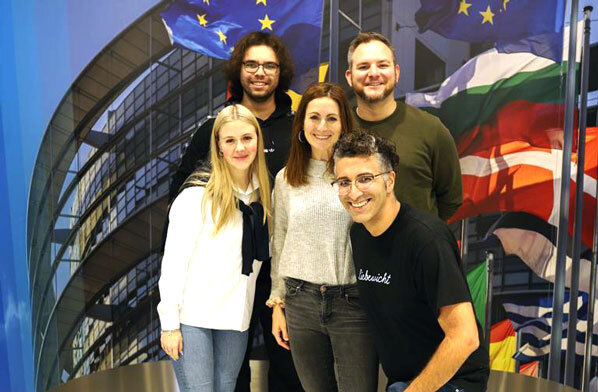 SMV Besuch beim EU-Parlament Straßburg